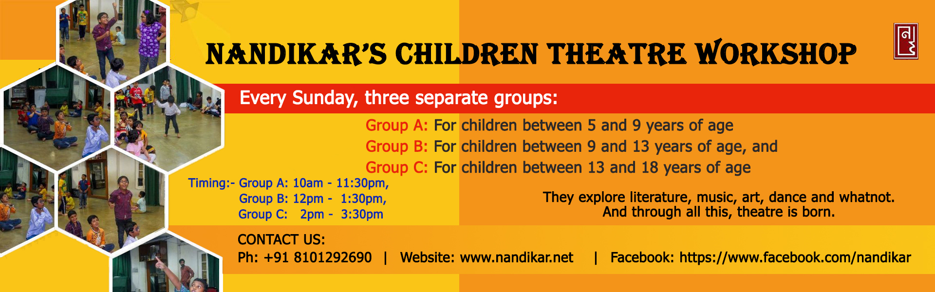 Nandikar's Children Theatre Workshop 2018